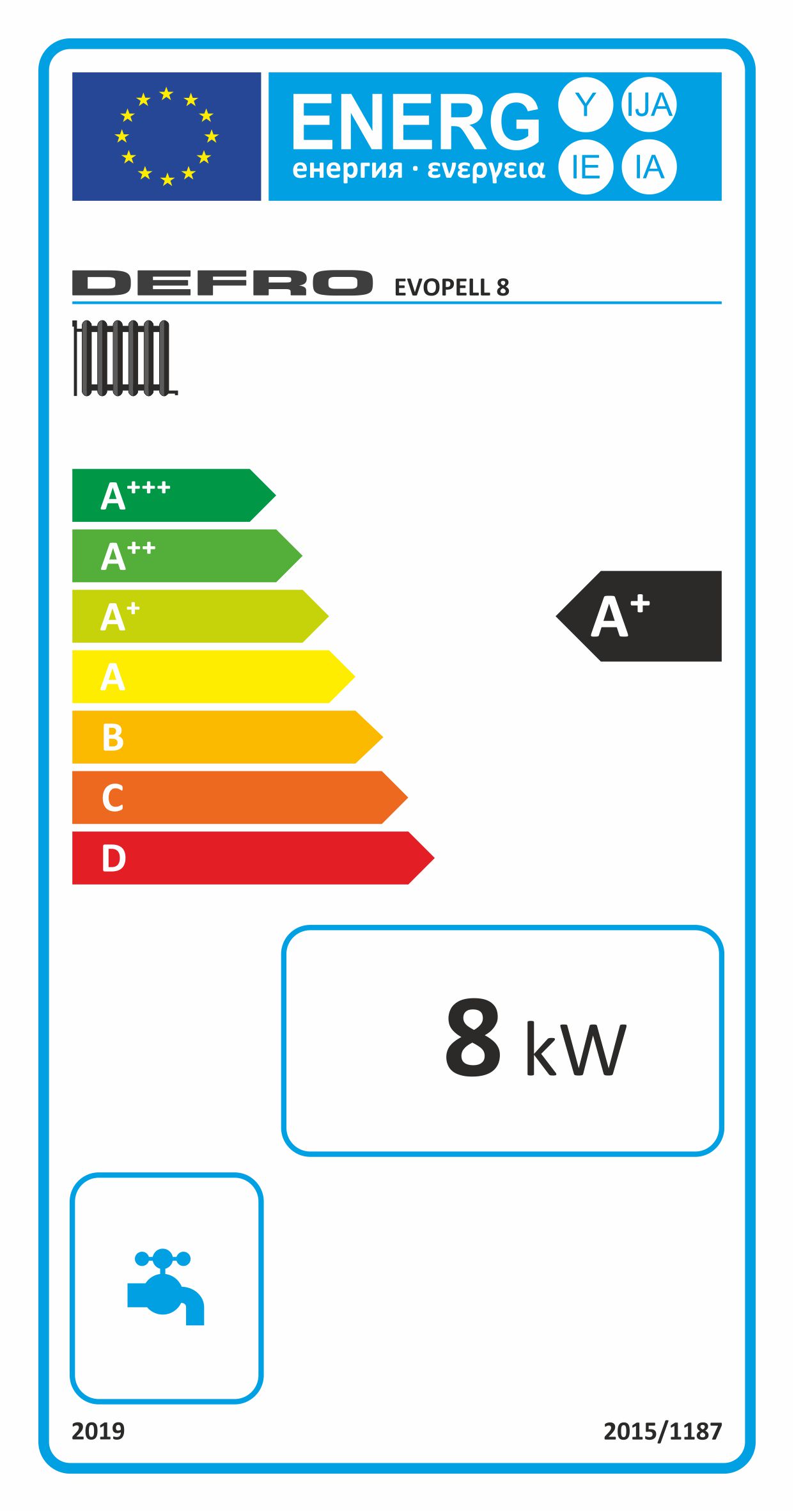 EvoPell 8kW - nejlepší kotel na pelety do malé kotelny, pasivní domy - DOTACE SVT33494 - energetický štítek